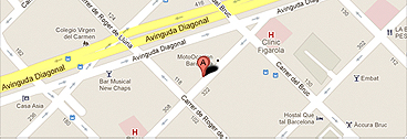 Acceso a mapa de contacto en Google Maps